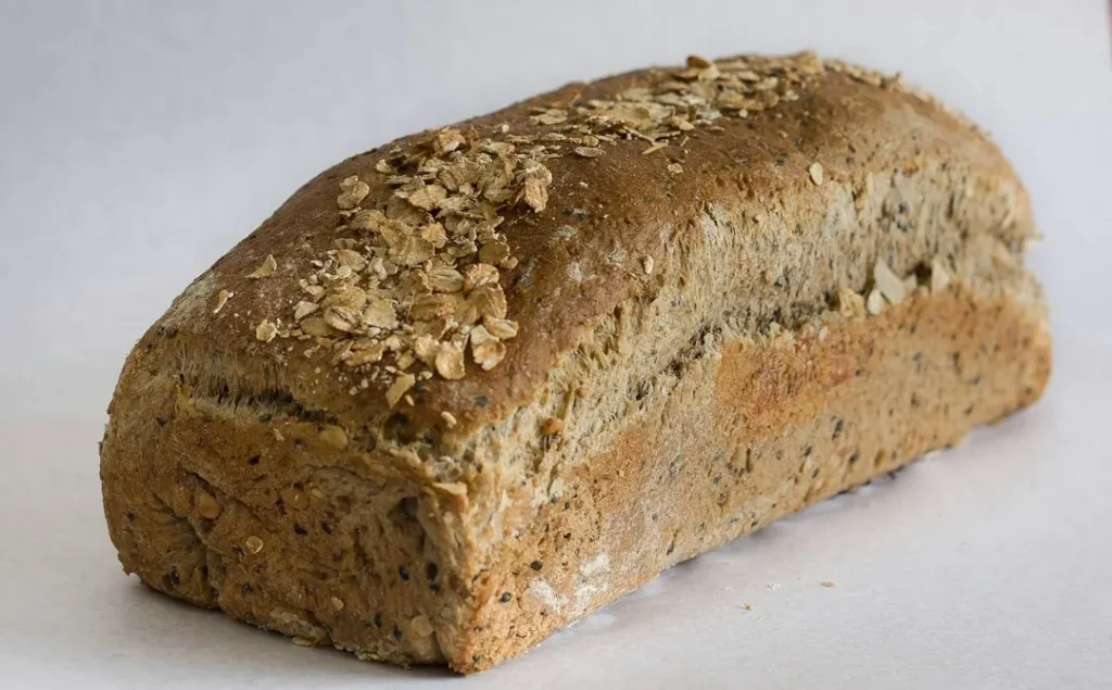 Sliced seeded bread